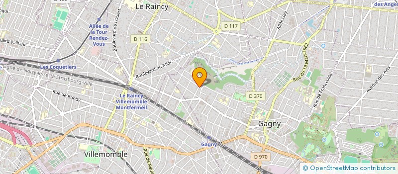 localisation de l'entreprise CM3 à GAGNY