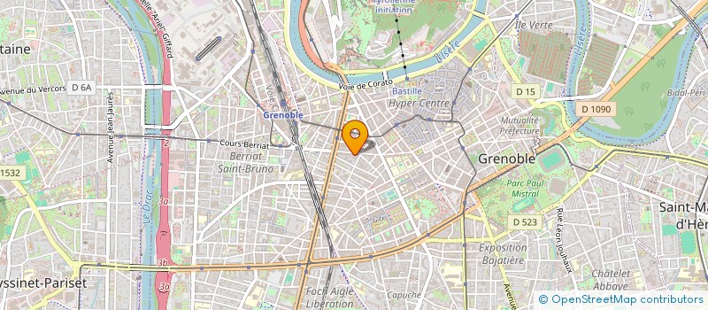 localisation de l'entreprise CM38 à GRENOBLE