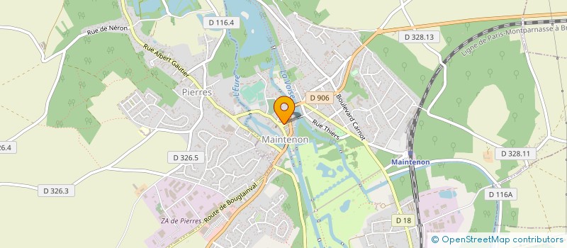 localisation de l'entreprise CM4 IMMO à MAINTENON