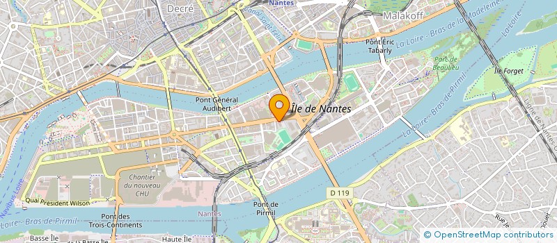 localisation de l'entreprise CM4 SERVICES  NANTES