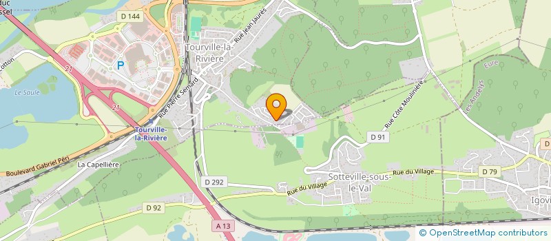 localisation de l'entreprise CM7 DEPANNAGE CHAUFFAGE à TOURVILLE-LA-RIVIERE