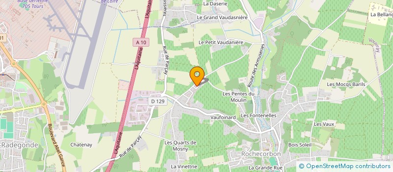 localisation de l'entreprise CMA 37  ROCHECORBON