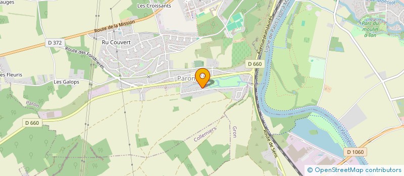 localisation de l'entreprise CMA  COURTOIS-SUR-YONNE