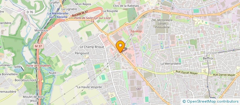 localisation de l'entreprise CMA 50  SAINT-CYR-SUR-LOIRE