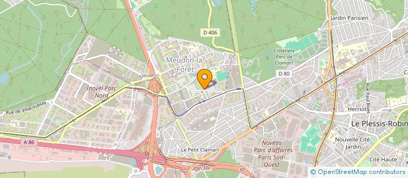 localisation de l'entreprise CMA  MEUDON