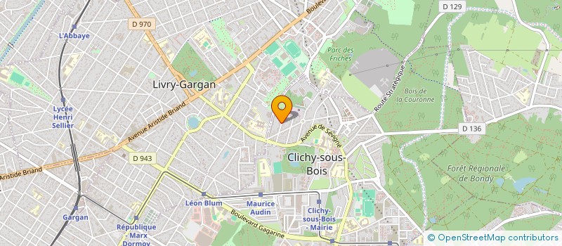 localisation de l'entreprise CMA à CLICHY-SOUS-BOIS