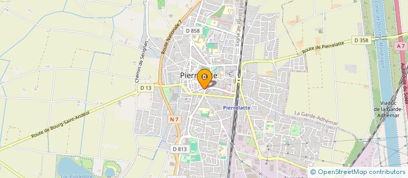 localisation de l'entreprise CMA à PIERRELATTE
