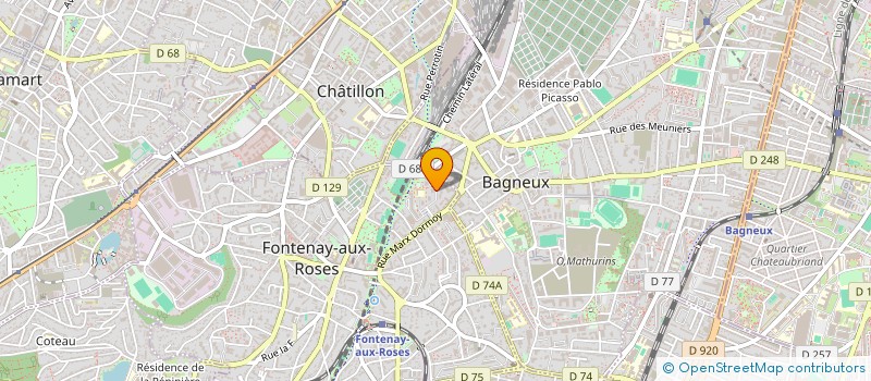 localisation de l'entreprise CMA à FONTENAY-AUX-ROSES