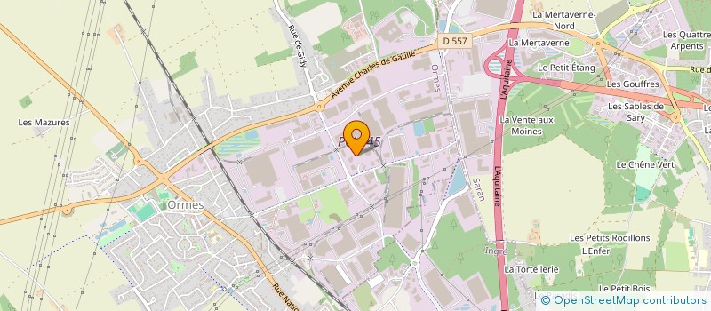 localisation de l'entreprise CMA  ORMES