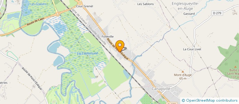 localisation de l'entreprise CMA  BONNEVILLE-SUR-TOUQUES