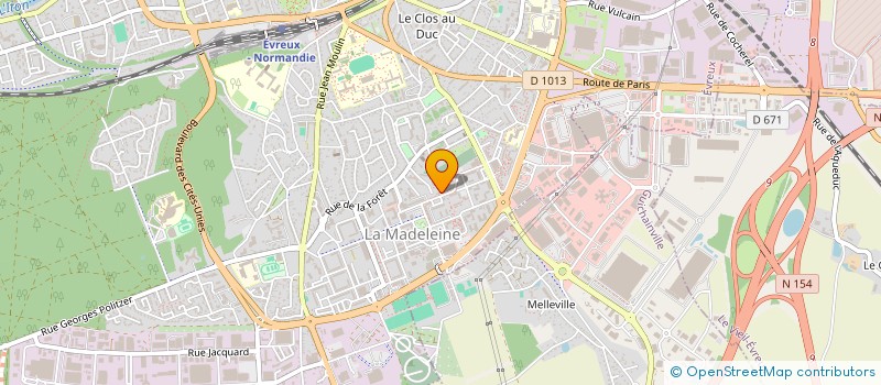 localisation de l'entreprise CMA BAT à EVREUX