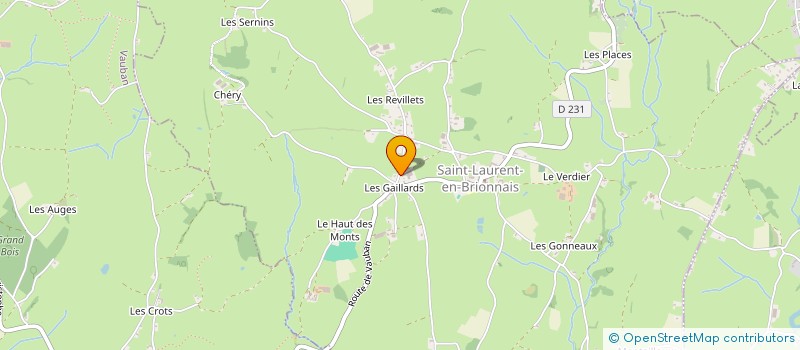 localisation de l'entreprise CMA BETON  SAINT-LAURENT-EN-BRIONNAIS