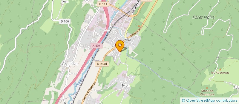localisation de l'entreprise CMA CHAUDRONNERIE SOUDURE  GROISSIAT