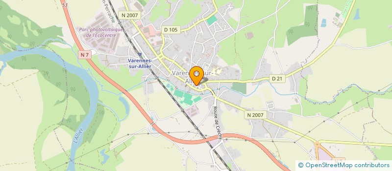 localisation de l'entreprise CMA COMPTOIR MATERIEL ALIMENTAIRE à VARENNES-SUR-ALLIER