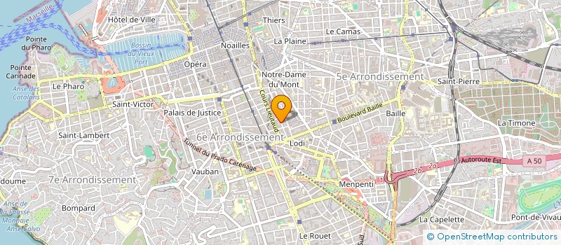 localisation de l'entreprise CMA CONSULTING  MARSEILLE