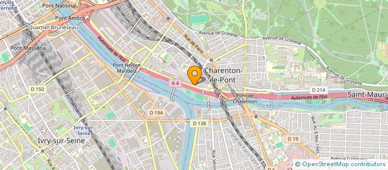 localisation de l'entreprise CMA DISTRIBUTION à CHARENTON-LE-PONT