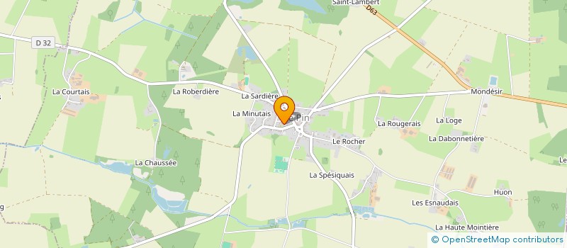 localisation de l'entreprise CMA DUPAS  LE PIN