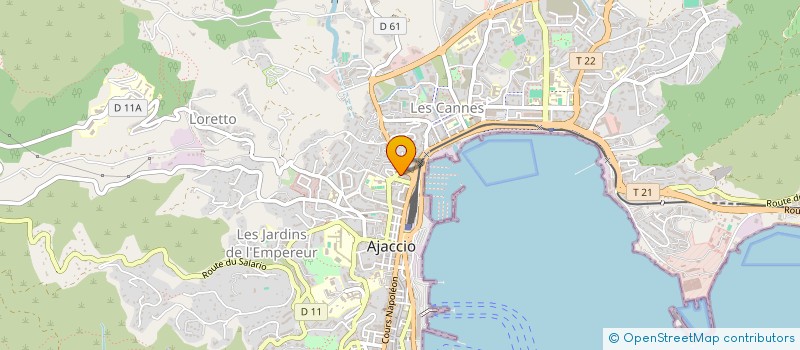 localisation de l'entreprise CMA EXPERT HABITAT à AJACCIO