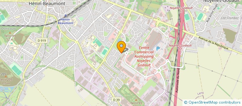 localisation de l'entreprise CMA IMMO HDF  HENIN-BEAUMONT