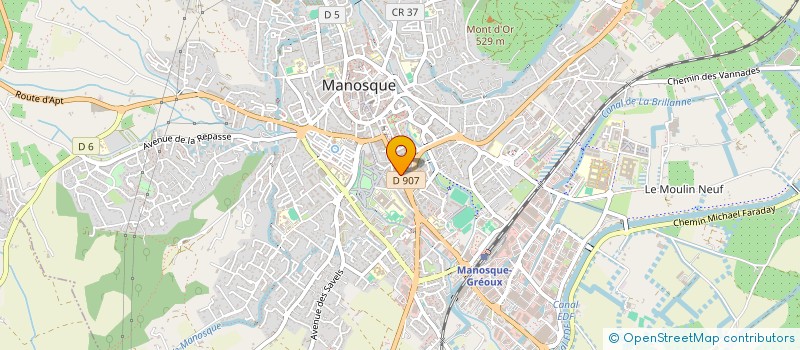 localisation de l'entreprise CMA INVEST IMMO à MANOSQUE