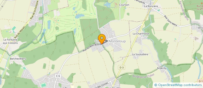 localisation de l'entreprise CMA PATRIMOINE  COURSON-MONTELOUP