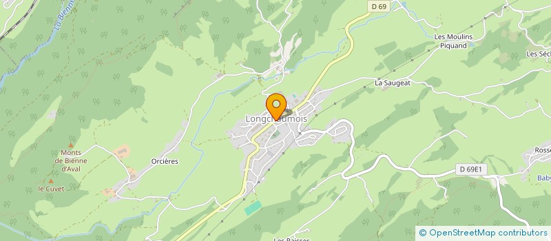 localisation de l'entreprise CMA POLISSAGE à LONGCHAUMOIS
