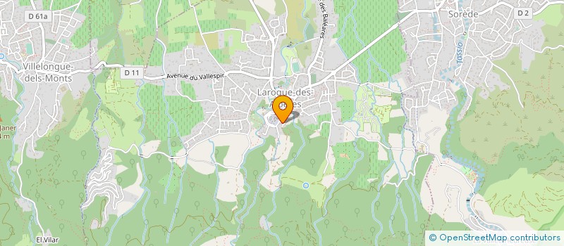 localisation de l'entreprise CMA PROPERTY  LAROQUE-DES-ALBERES