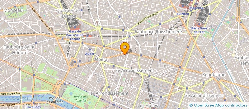 localisation de l'entreprise CMA PUBLICITE à PARIS