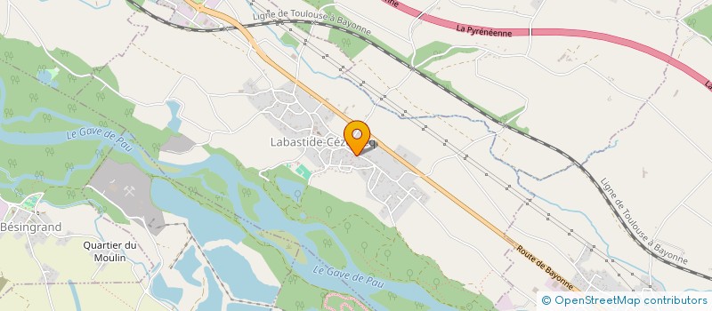 localisation de l'entreprise CMA PYRENEES à LABASTIDE-CEZERACQ