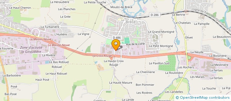 localisation de l'entreprise CMAC à BRECE