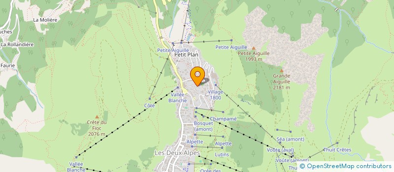 localisation de l'entreprise CMAC  LES DEUX ALPES