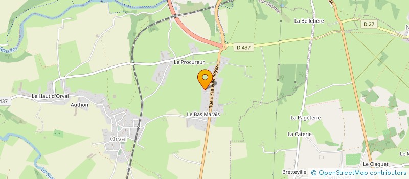 localisation de l'entreprise CMADELAINE  ORVAL SUR SIENNE