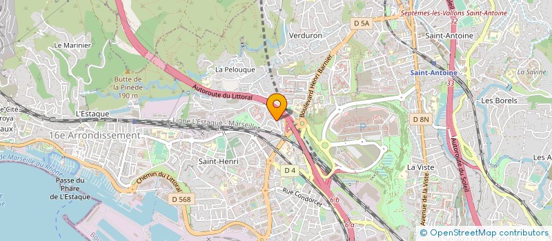 localisation de l'entreprise CMAFOR à MARSEILLE