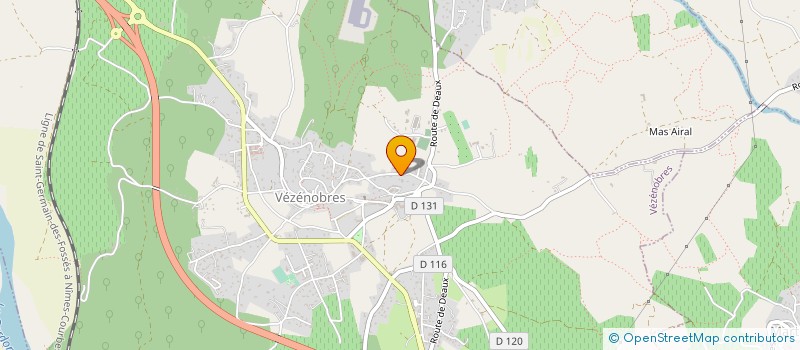 localisation de l'entreprise CMAG  VEZENOBRES