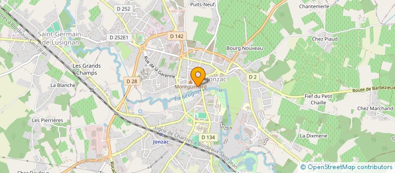 localisation de l'entreprise CMAJULELIS  JONZAC