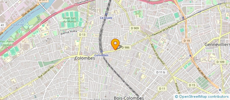localisation de l'entreprise CMALARD CONSULTING à COLOMBES