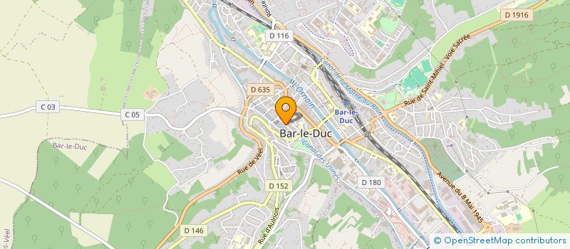 localisation de l'entreprise CMAM  BAR-LE-DUC