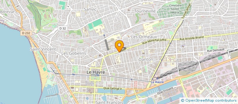 localisation de l'entreprise CMAPM à LE HAVRE