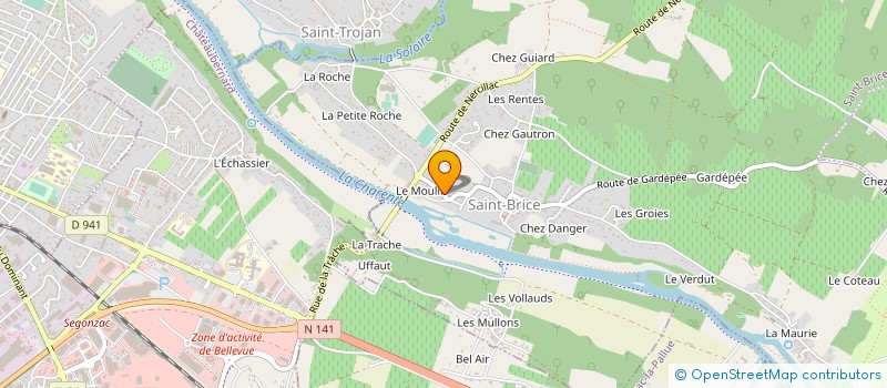 localisation de l'entreprise CMAX PROD à SAINT-BRICE