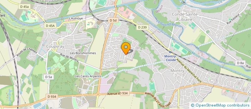 localisation de l'entreprise CMAY  ESBLY