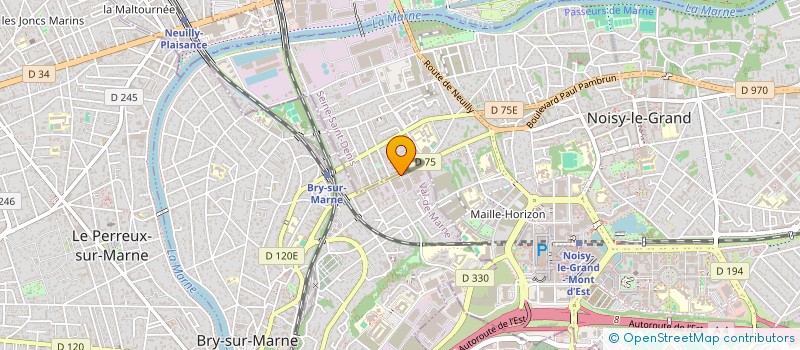 localisation de l'entreprise CMB à BRY-SUR-MARNE