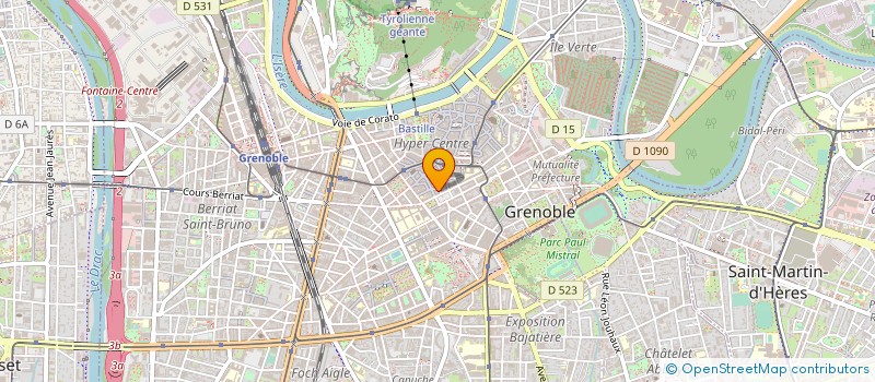 localisation de l'entreprise CMB à GRENOBLE