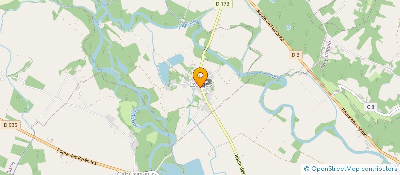 localisation de l'entreprise CMB  CAHUZAC-SUR-ADOUR