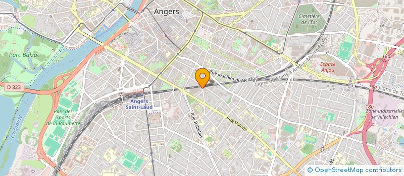 localisation de l'entreprise CMB à ANGERS