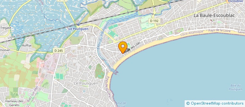 localisation de l'entreprise CMB  LA BAULE-ESCOUBLAC