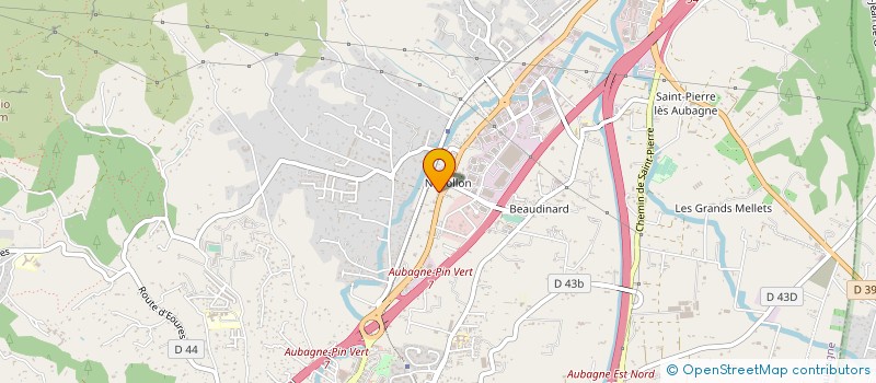 localisation de l'entreprise CMB à AUBAGNE