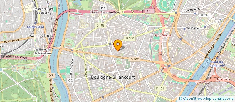 localisation de l'entreprise CMB à BOULOGNE-BILLANCOURT