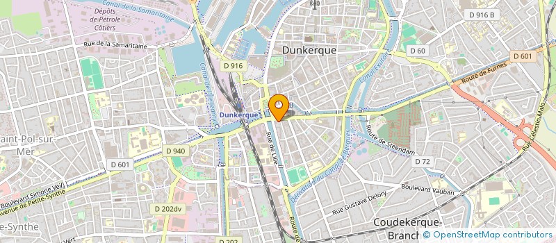 localisation de l'entreprise CMB à DUNKERQUE