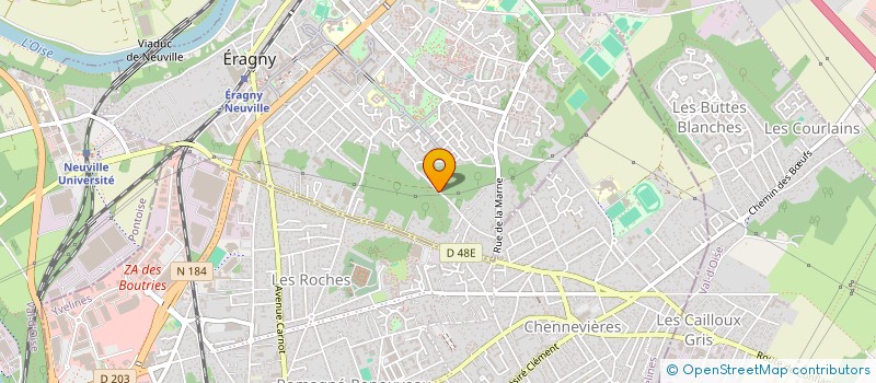 localisation de l'entreprise CMB  ERAGNY