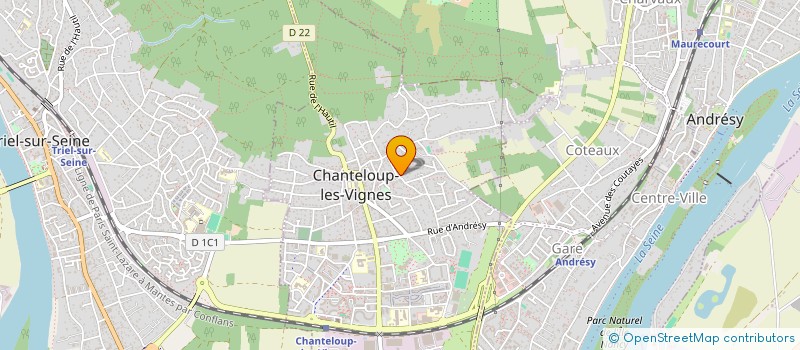 localisation de l'entreprise CMB  CHANTELOUP-LES-VIGNES
